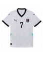 Österreich Marko Arnautovic #7 Auswärtstrikot für Frauen EM 2024 Kurzarm